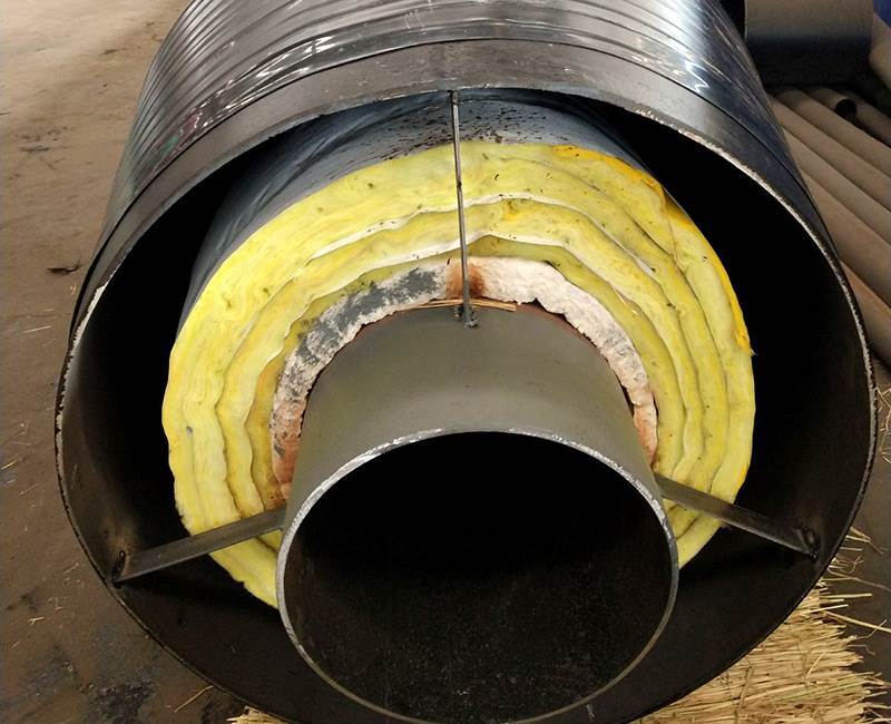 直埋式钢套钢蒸汽保温钢管