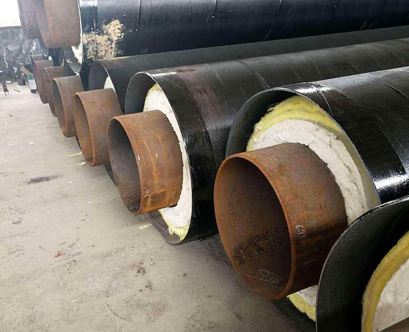 小区供暖用钢套钢直埋预制保温管